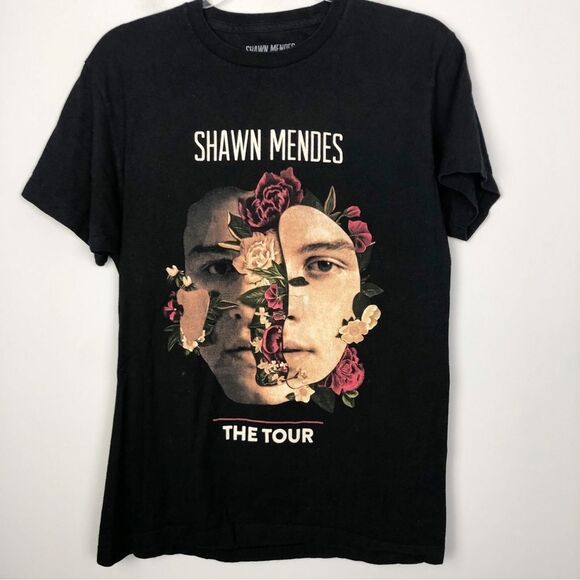 SHAWN MENDES | Artist Musician Graphic Concert Tour Tee Unisex Size Medium - Picture 1 of 7